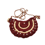 Handmade Crochet Hand Bag Elegant Woolen Designer Bag