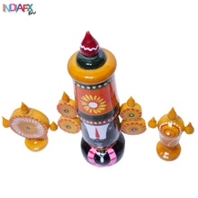 Handcrafted Etikoppka Venkateshwara Swamy Shanka Chakra | 22 CM