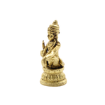 Mini Brass Ayyappa Swamy Idol Handmade Temple Decor