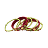 Handmade Bridal Bangles Set Silk Thread Jewelry (Size 2.8)