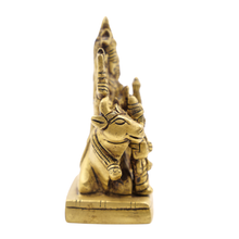 Handcrafted Pembarthy Brass Shiva Parvati Statue Sacred Home Decor