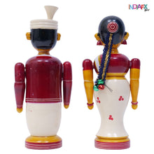 Handcrafted Etikoppka Bride Groom Pair | 17 CM
