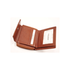 Compact Leather Card Wallet 🤎✨ Stylish Women’s Card Holder Purse
