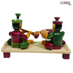 Handcrafted Etikoppaka Band Melam Decorative Showpiece