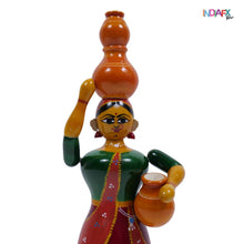 GI Certified Etikoppaka Rajasthan Lady Standing Handcrafted