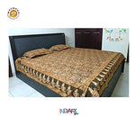 Traditional Kalamkari Bedsheet – Cozy Cotton with 2 Pillow Covers