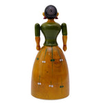 Handcrafted Etikoppaka Buttabomma  GI Tagged Wooden Doll 16cm