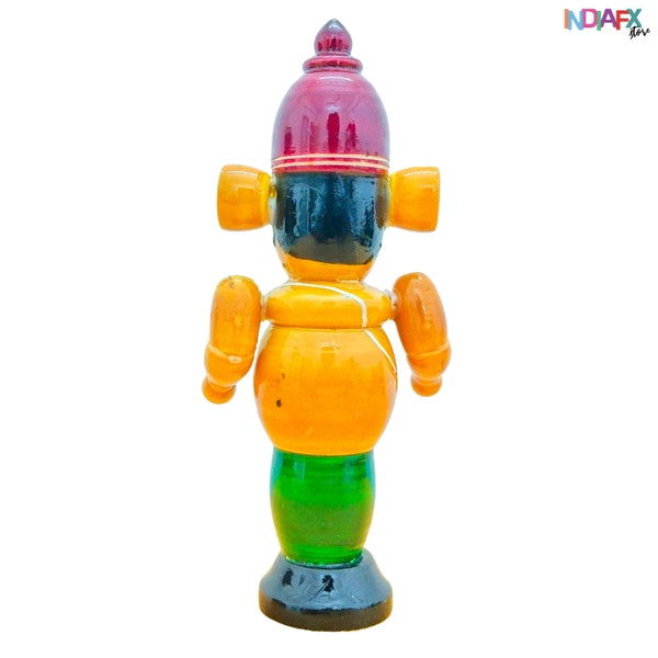 Eco-Ganpati Vibes | Handcrafted Etikoppaka Ganesha Idol