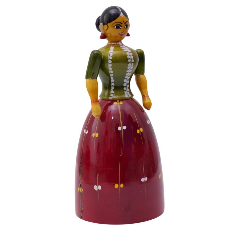 🌟🎨 Handcrafted Etikoppaka Buttabomma | 16 CM | Authentic Craft