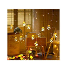 LED Curtain String Lights Window Curtain Lights with 8 Flashing Modes Decoration