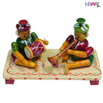 Handcrafted Etikoppaka Band Melam Decorative Showpiece
