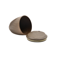 Eco Wheatgrass Coffee Tumbler Reusable Travel Cup with Lid