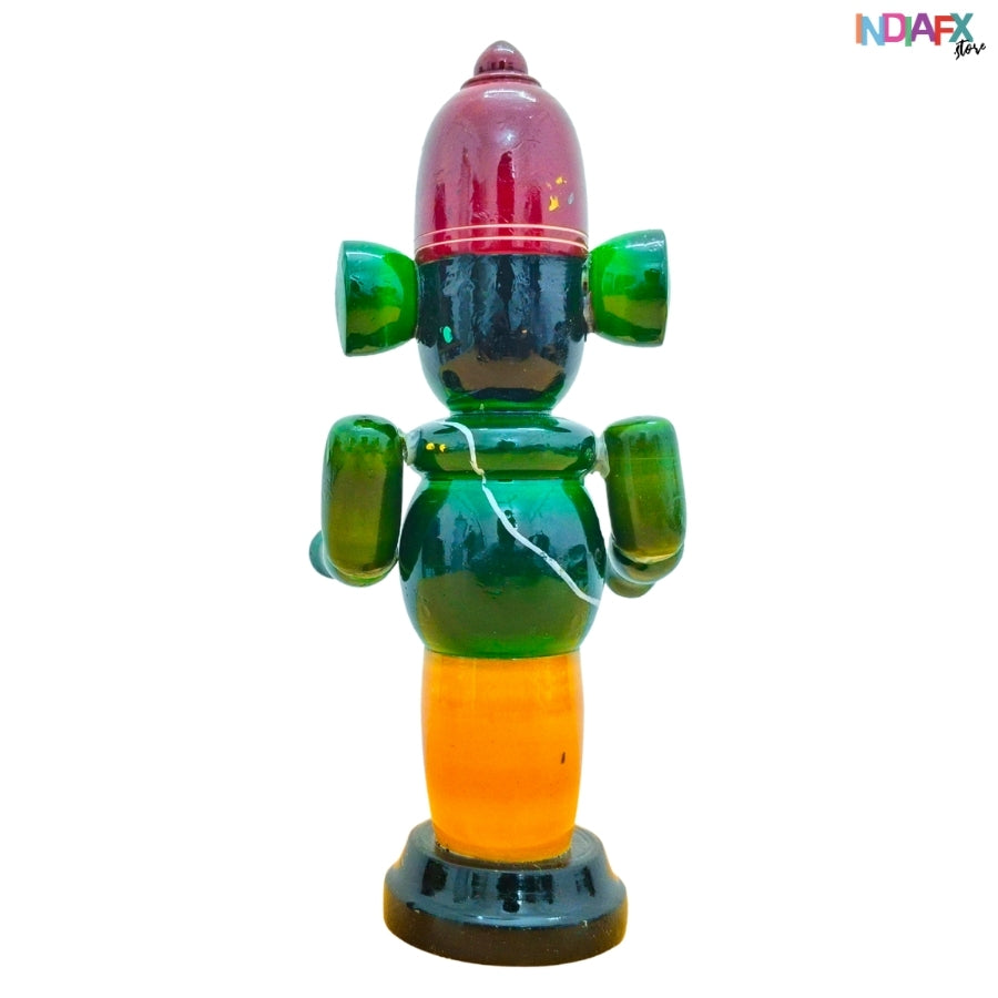 Eco-Ganpati Vibes | Handcrafted Etikoppaka Ganesha Idol