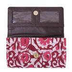 Handmade Ikkat Wallet for Women (20 cm) – Authentic Handloom Purse