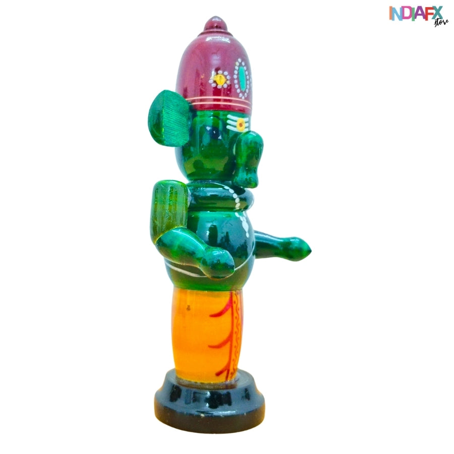 Eco-Ganpati Vibes | Handcrafted Etikoppaka Ganesha Idol
