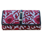Handmade Ikkat Wallet for Women (20 cm) – Authentic Handloom Purse