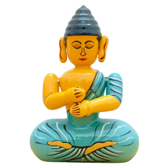 Peace Vibes Only! | Handcrafted Etikoppaka Buddha