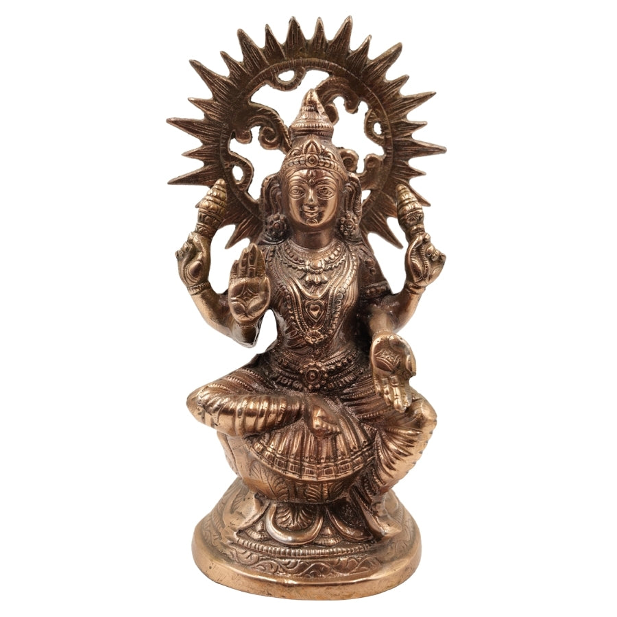 Handcrafted Lakshmi Idol  Elegant Spiritual Decor
