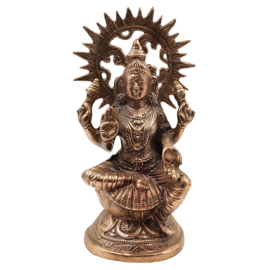 Handcrafted Lakshmi Idol  Elegant Spiritual Decor