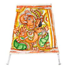 Tholu Bommalata Leather Lamp - Hand-Painted by Andhra Artisans (13cm)