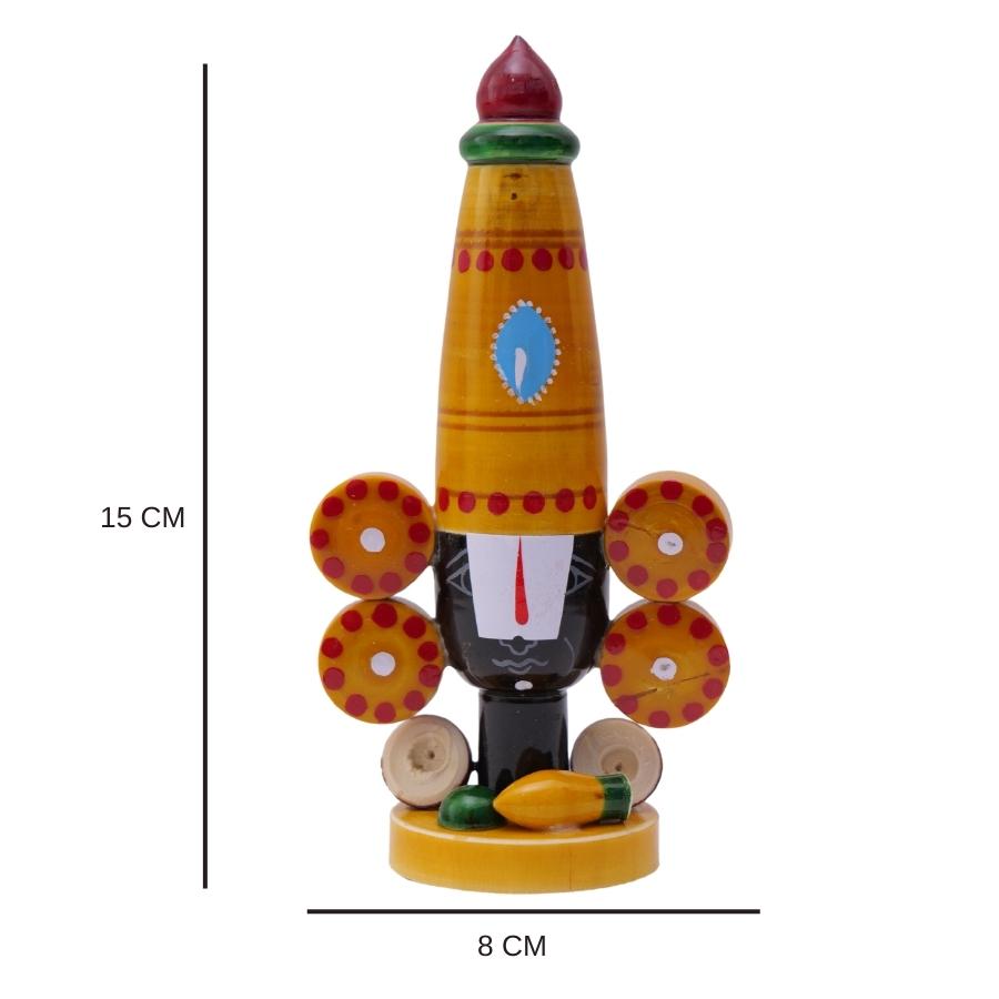 Etikoppaka Special Showpiece Wooden venkateshwara Swamy