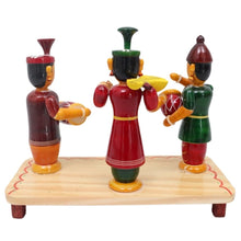 IndiaFx Handcrafted Etikoppaka Burrakatha Set | 22 CM