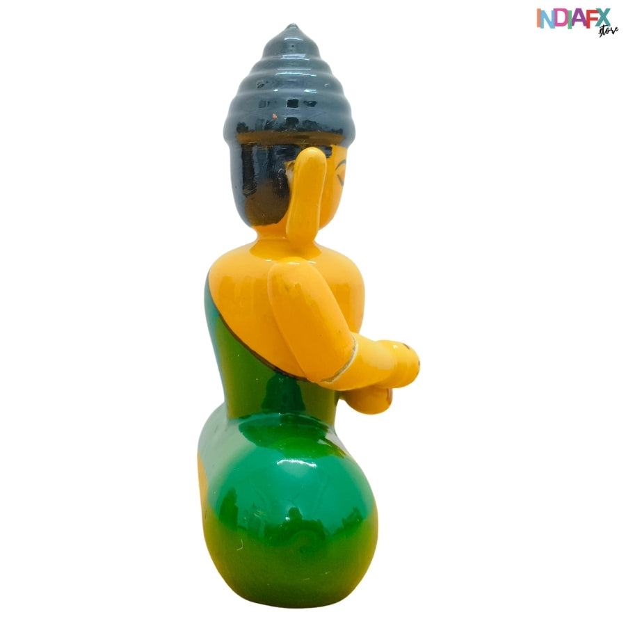 Peace Vibes Only! | Handcrafted Etikoppaka Buddha