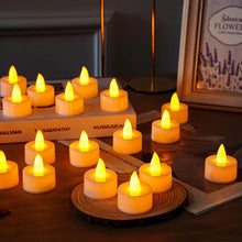 Warm Ambience LED Candle Set Smoke Free (Pack of 12)