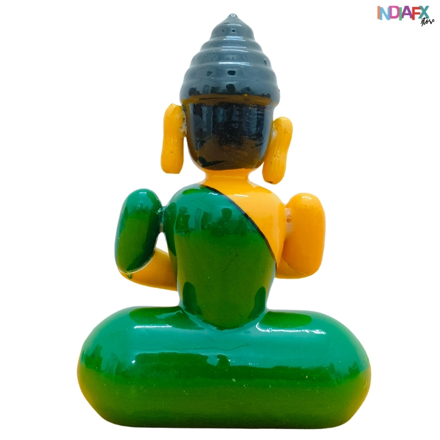 Peace Vibes Only! | Handcrafted Etikoppaka Buddha