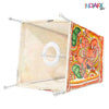 Tholu Bommalata Leather Lamp - Hand-Painted by Andhra Artisans (13cm)