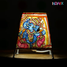 Tholu Bommalata Leather Lamp - Hand-Painted by Andhra Artisans (13cm)