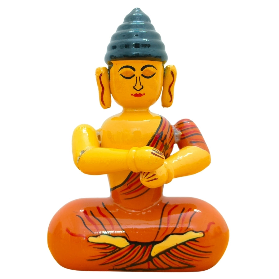Peace Vibes Only! | Handcrafted Etikoppaka Buddha