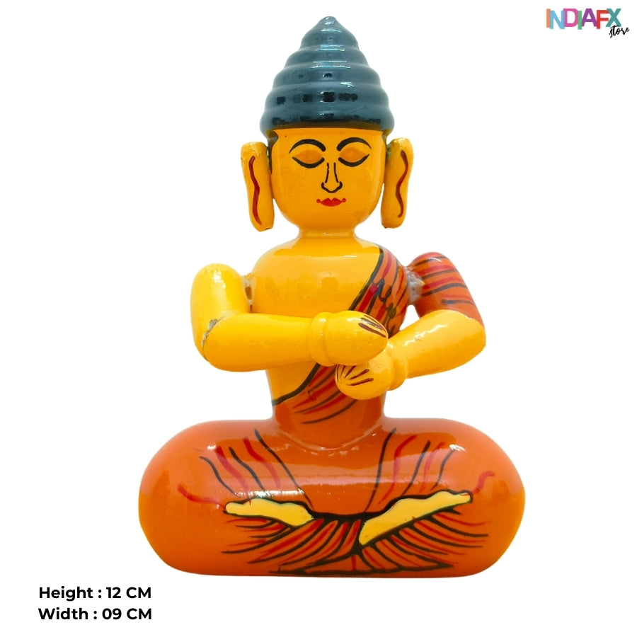 Peace Vibes Only! | Handcrafted Etikoppaka Buddha