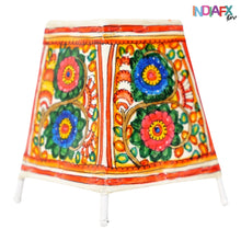 Tholu Bommalata Leather Lamp - Hand-Painted by Andhra Artisans (13cm)