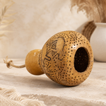 Natural Bottle Gourd Lamp Rustic Ambient Light Decor