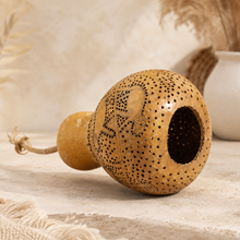 Natural Bottle Gourd Lamp Rustic Ambient Light Decor