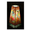 Handmade Goat Leather Lamp | Hand-Painted Beauty | 12 Inch