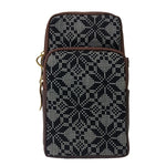 Ikkat Printed Cell Phone Sling Bag