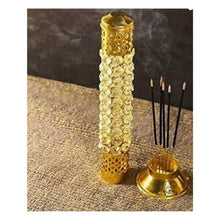 Pure Brass Embossed Design Agarbatti stand | Insence Holder | 12 Inch