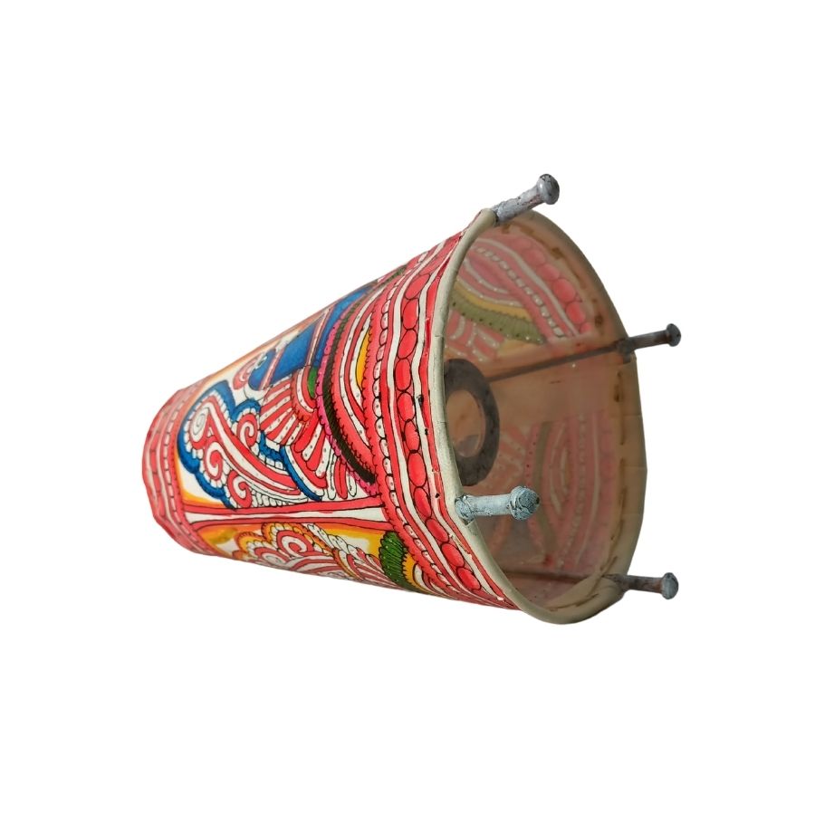 🌿 Goat Leather Lamp | Handcrafted & Colorful | 8 Inch 🌟
