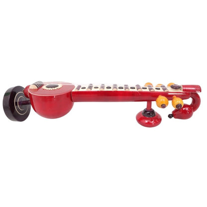 🎶 IndiaFx Handcrafted Etikoppaka Veena Showpiece Toy