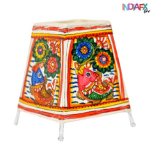Tholu Bommalata Leather Lamp - Hand-Painted by Andhra Artisans (13cm)