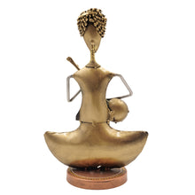 Handmade Tribal Musician Figurine Folk Art Dancing Showpiece