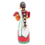 IndiaFx Handcrafted Etikoppaka Lady With Pot Showpiece Toy | 6 IN