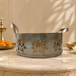 Lotus Basket with Handles – Shagun & Fruit Tray