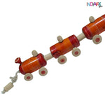 IndiaFx Handcrafted Etikoppaka Train Showpiece Toy