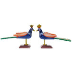 IndiaFx Handcrafted Kondapalli Peacock Set