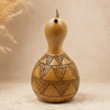 Handmade Bottle Gourd Lamp Rustic Eco-Friendly Lighting Decor