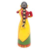IndiaFx Handcrafted Etikoppaka Parrot Lady Showpiece Toy | 6 In