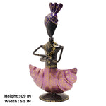 Handcrafted Tribal Lady Musician Figurine Ethnic Decor Showpiece